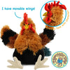 Riley the Rooster | 8 Inch Chicken Stuffed Animal