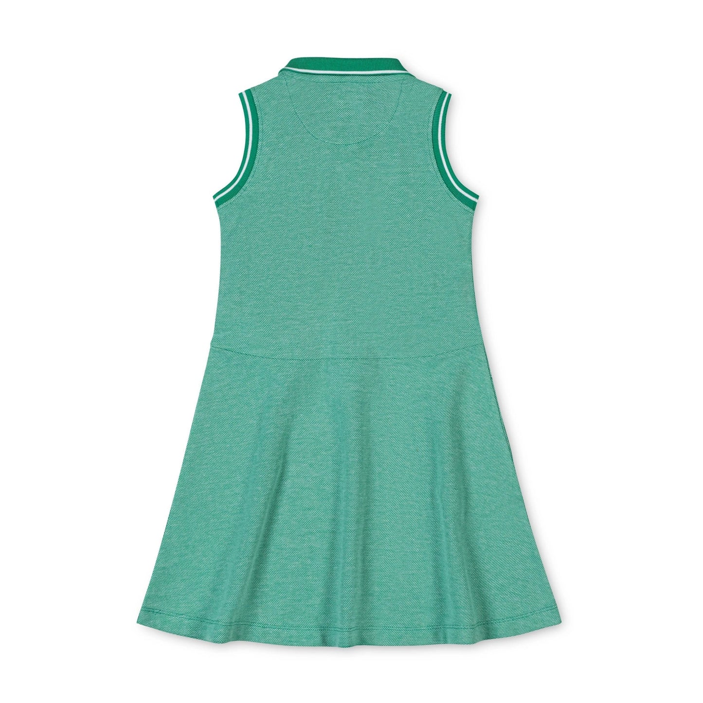 Organic Pique Polo Dress | Kelly Green