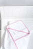 Hooded Terry Bath Towel |  Pink Gingham