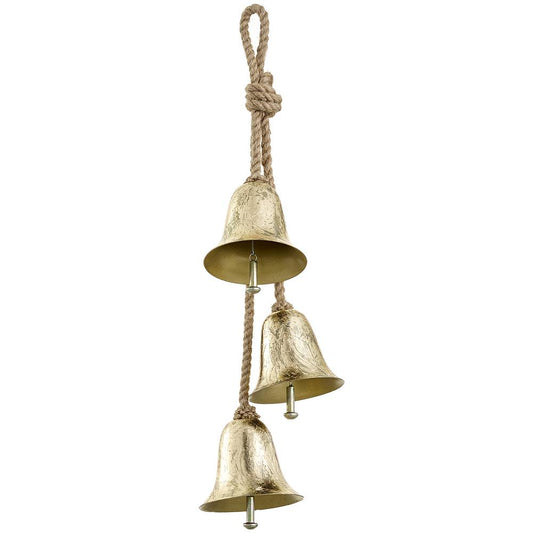 21" Bell Ornament | Gold Antique