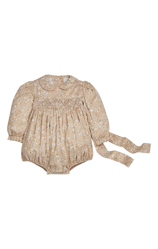 Smocked Charlotte Bubble | Camden Floral