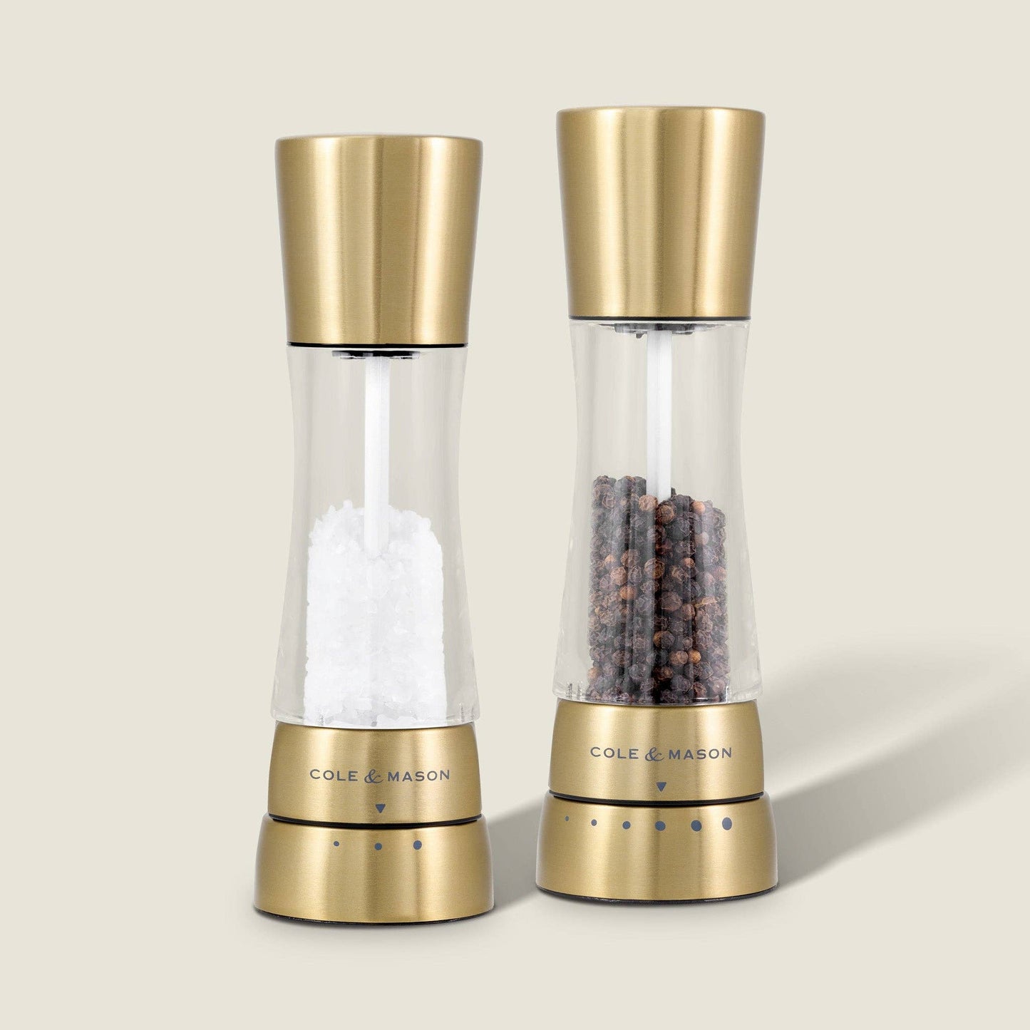 Cole & Mason Derwent Gold Salt & Pepper Mill | Salt & Pepper Set