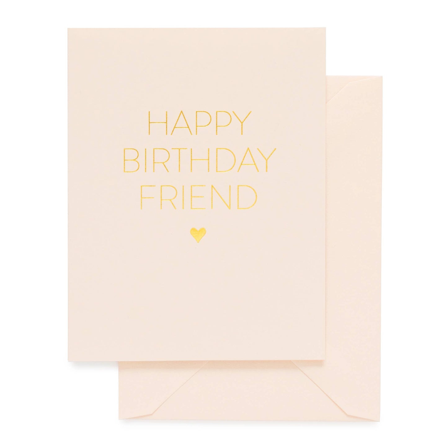 Friend Birthday Card | Letterpress Birthday Card