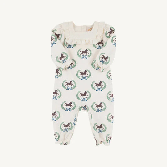 Darla Day Romper | Highland Horses with Palmetto Pearl