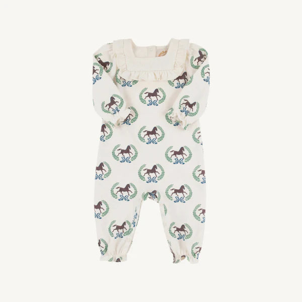 Darla Day Romper | Highland Horses with Palmetto Pearl