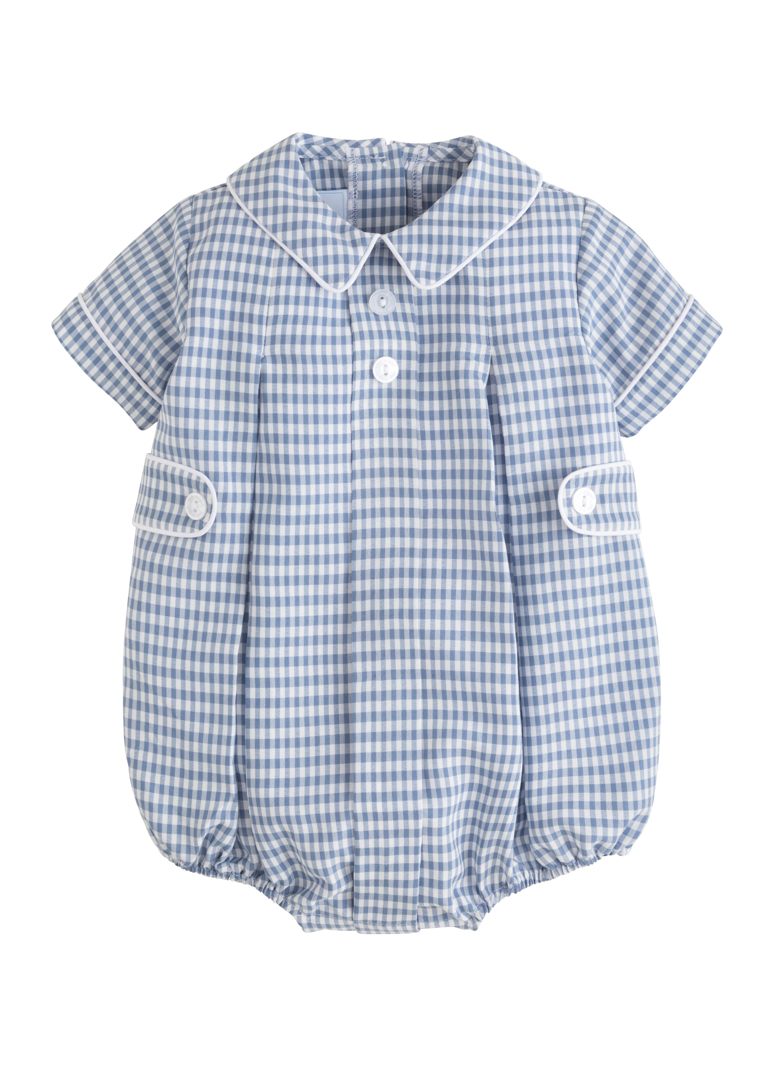Davant Bubble | Gray Blue Gingham