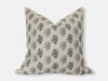 Chara | Charcoal Floral Pillow | Choose Size