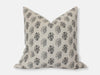 Chara | Charcoal Floral Pillow | Choose Size