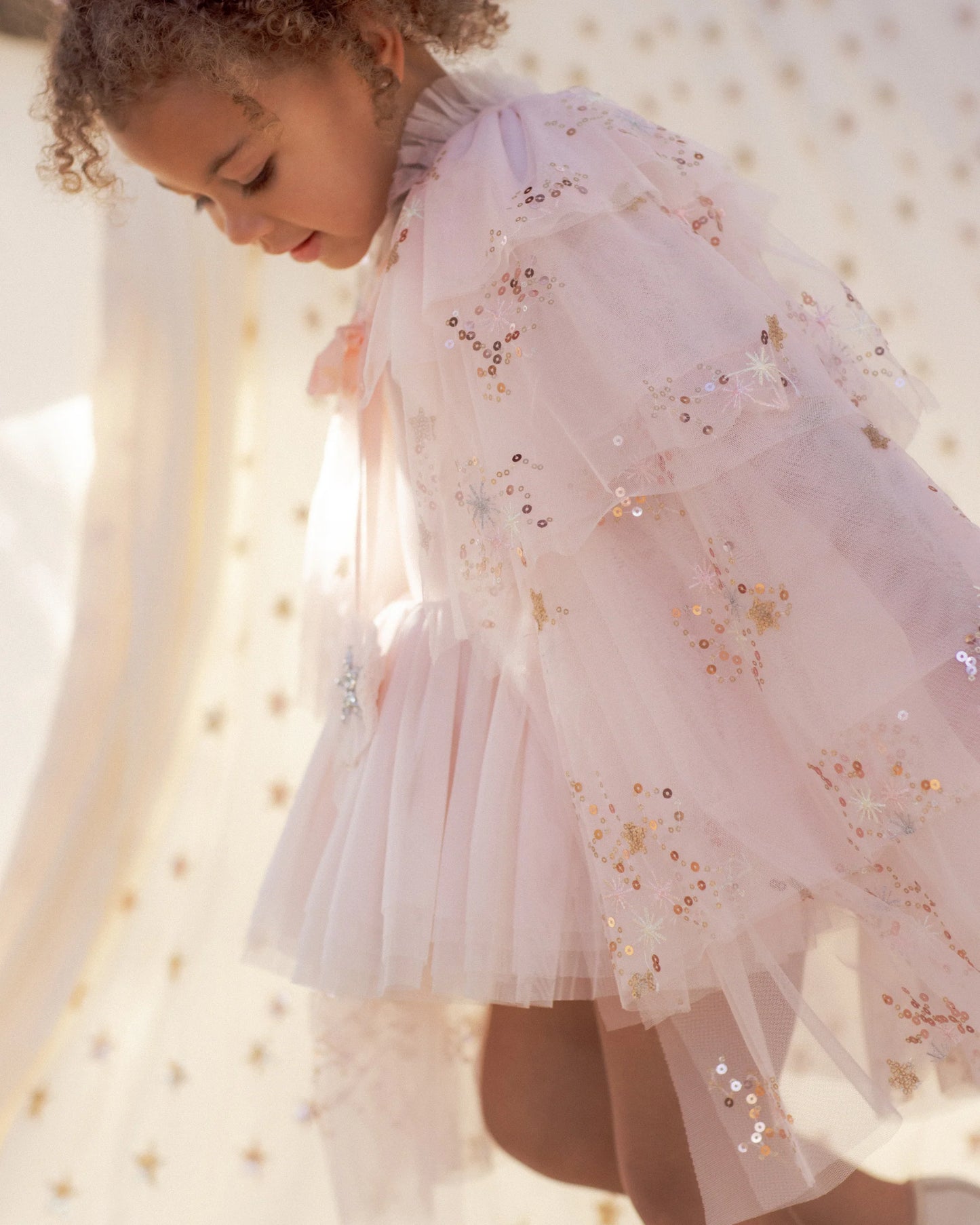 Tulle Cape | Pink