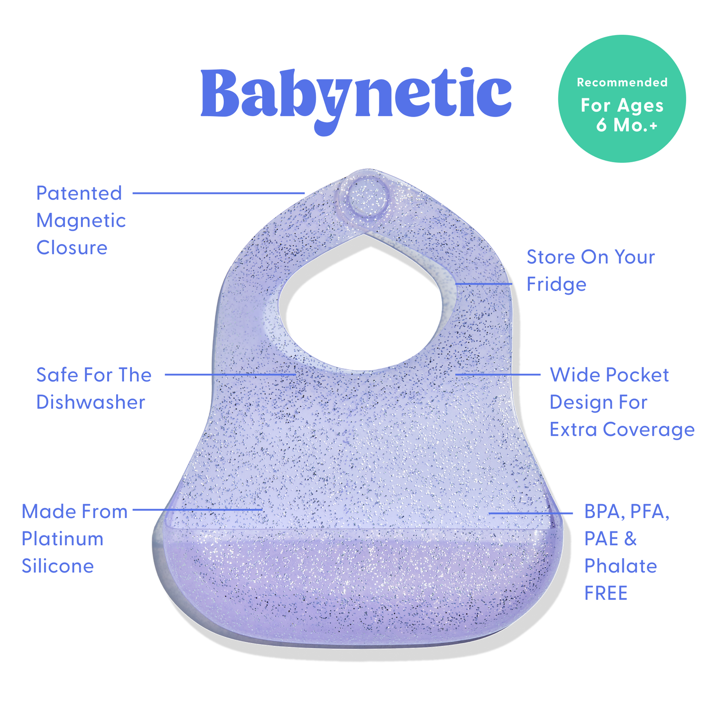 Magnetic Bib | Grape Jelly
