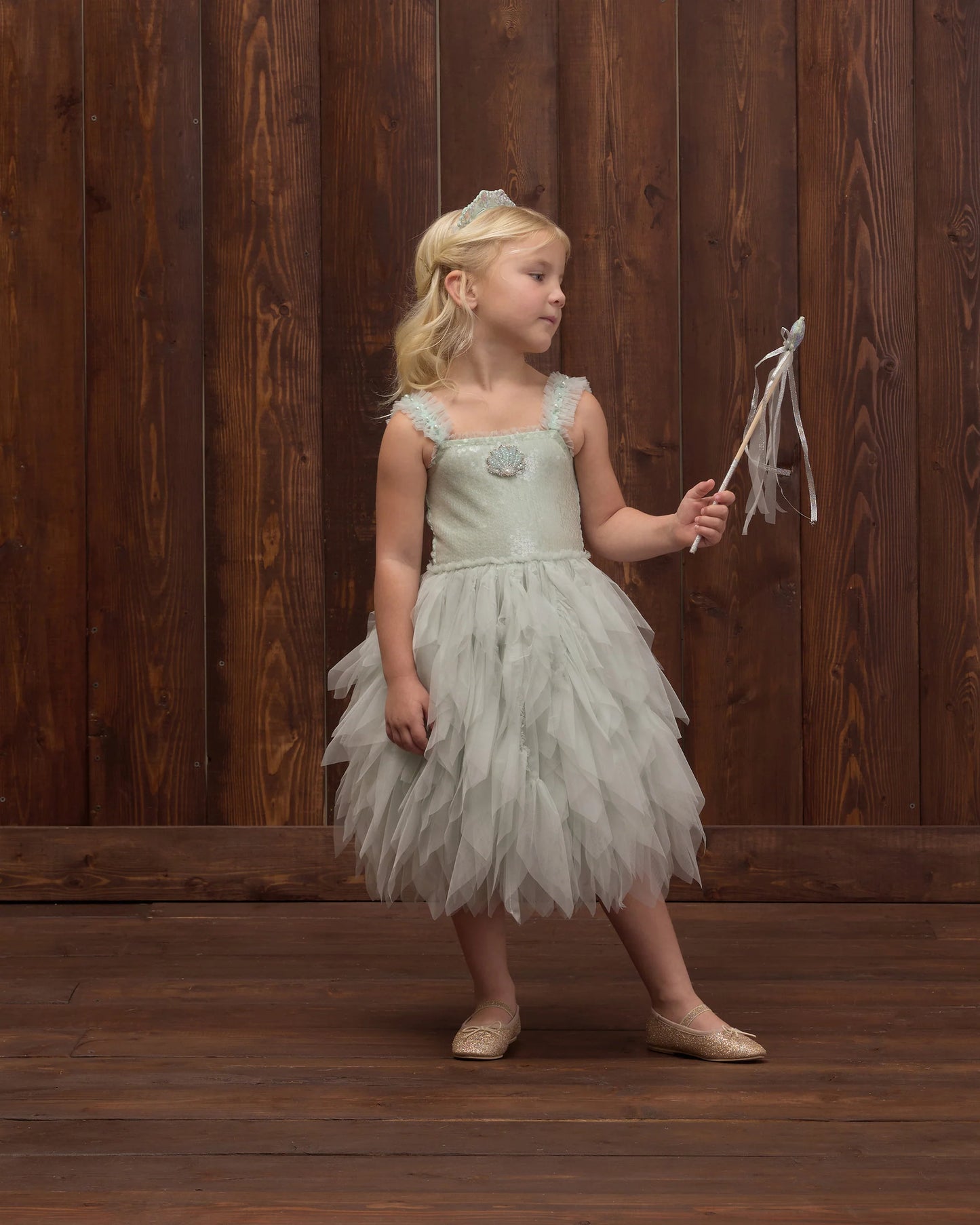 Mermaid Crown + Wand Set | Mist