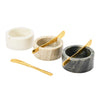 Marble Bowl w/ Metal Knife | 3 colors