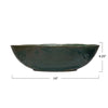 14" Stoneware Serving Bowl | Green