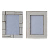 Resin Photo Frame w/ Horn Inlay | Ivory Color | 2 Styles