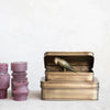 Metal Boxes, Antique Brass Finish | Set of 2