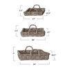 Woven Rattan Kubu Trays w/ Handles | L