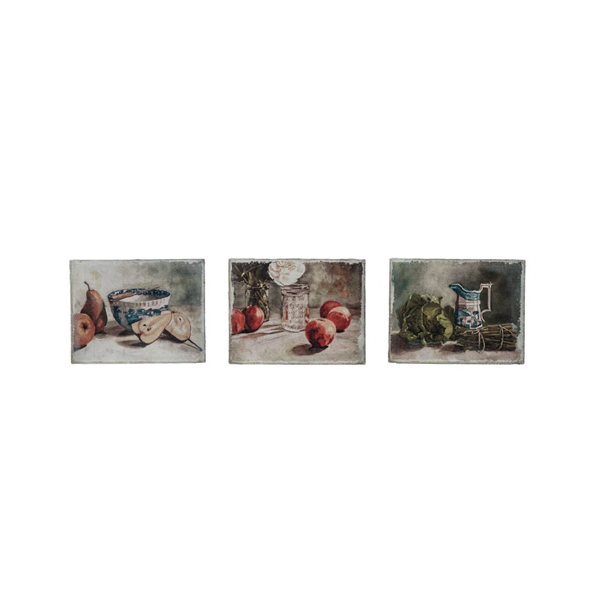 Canvas Wall Décor w/ Still Life | 3 Styles
