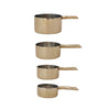 Stainless Steel Measuring Cups with Twig Shaped Handles | Set of 4