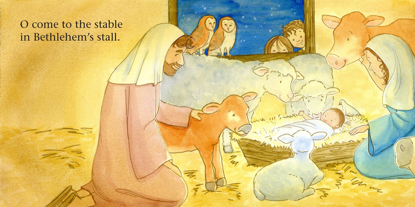 On Christmas Day Board Book