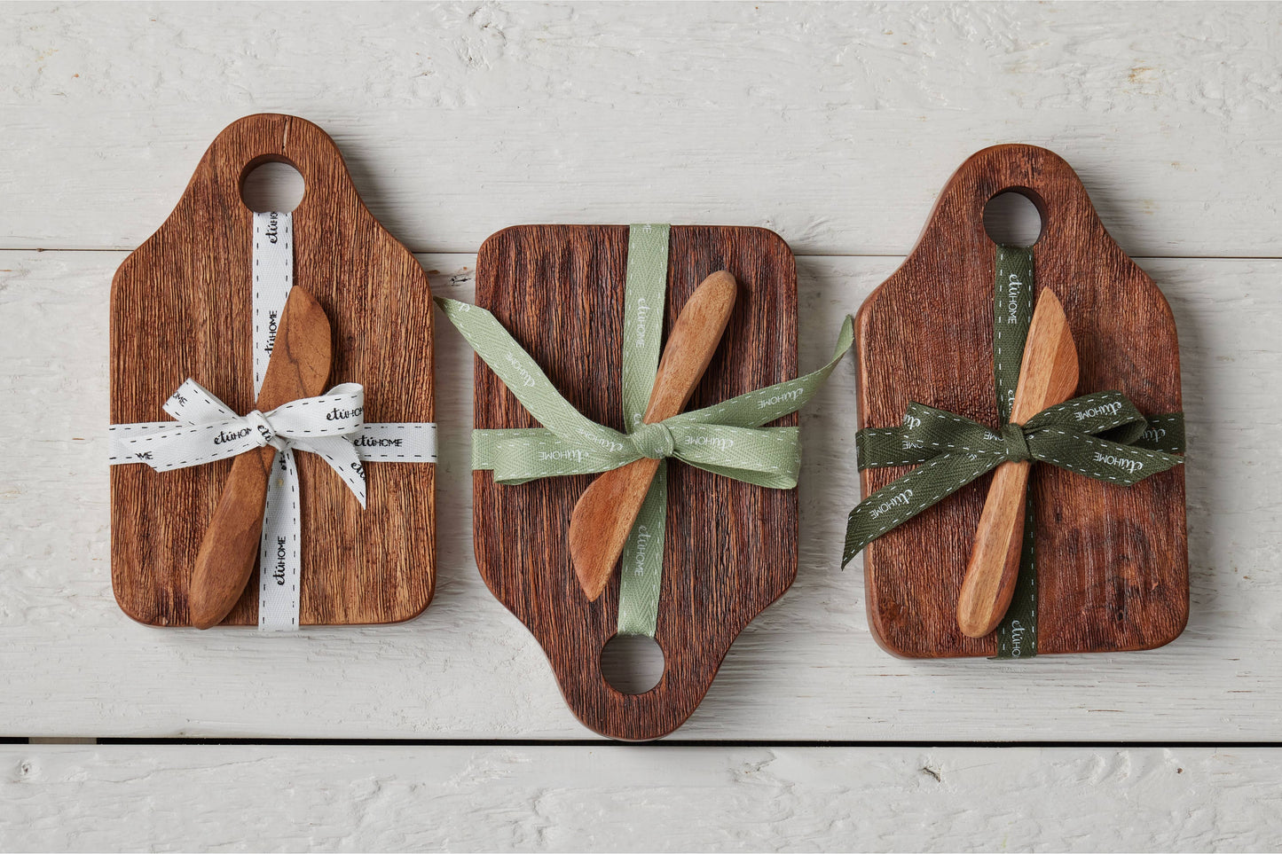 Mini Appetizer Board | Natural | Spruce Ribbon
