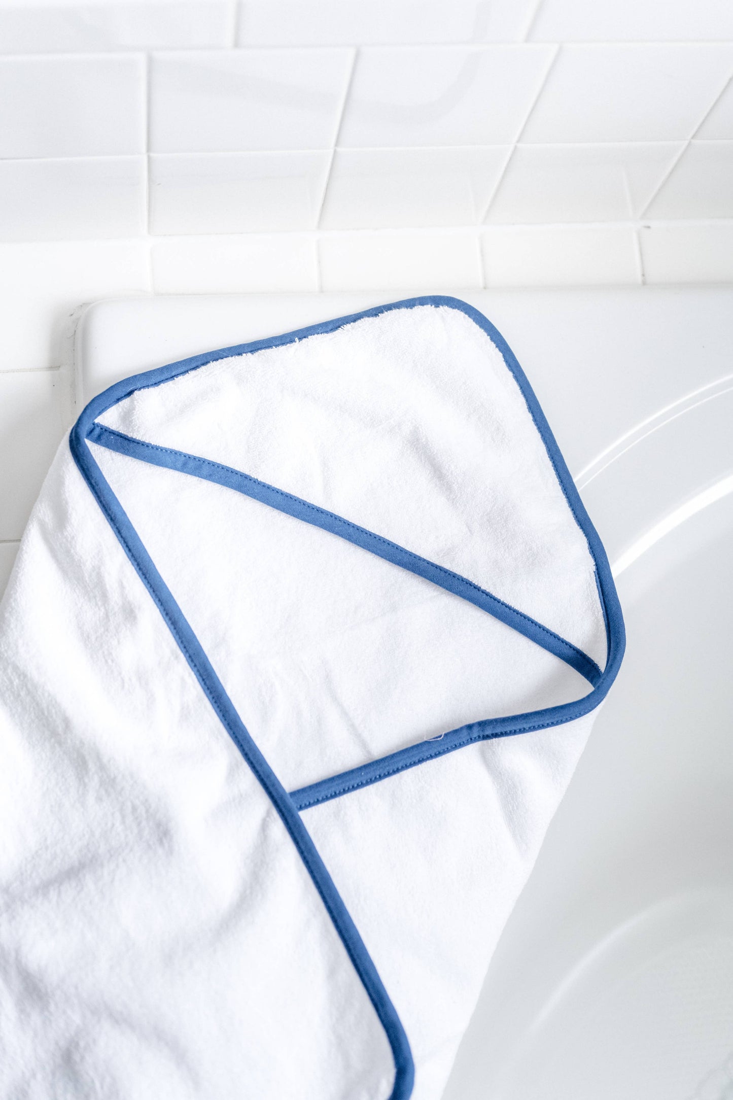 Hooded Terry Bath Towel | Light Pink