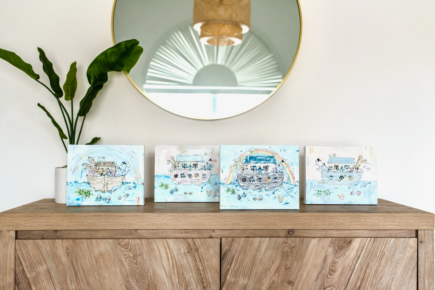"Noah's Ark III" Canvas Print