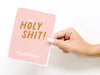 Holy Shit Engagement Ring Greeting Card