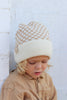 Check Yourself Checkered Reversible Beanie Beige