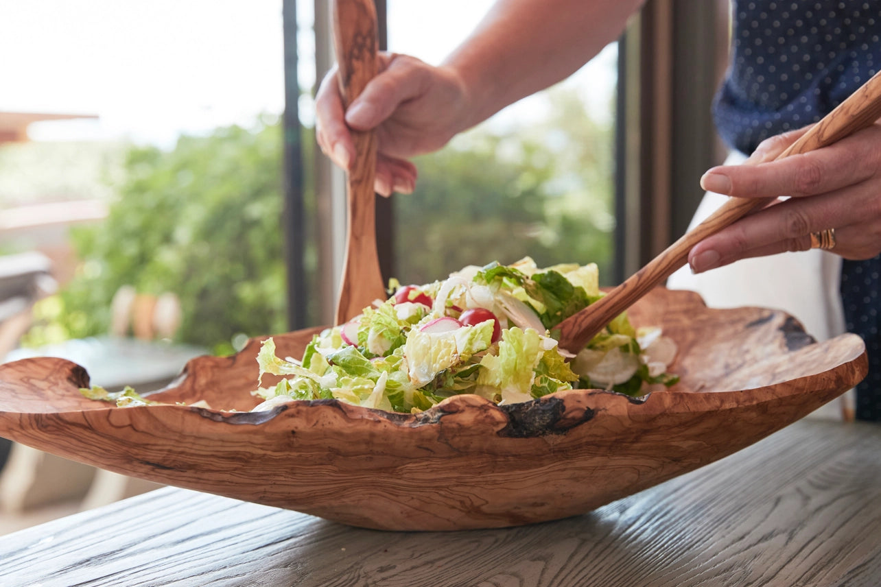 Italian Olivewood Root Bowl