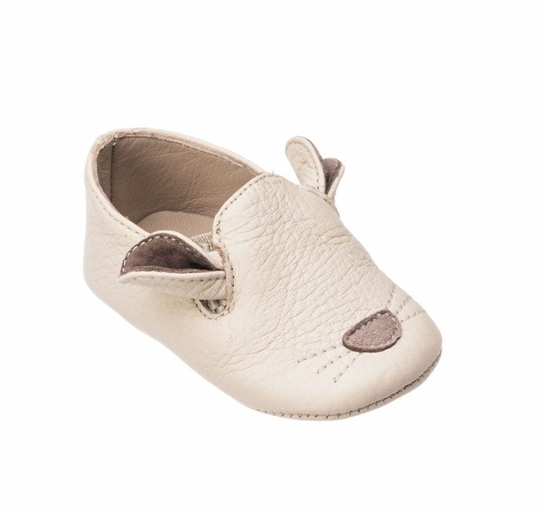 Moosie Baby Slippers | Cream