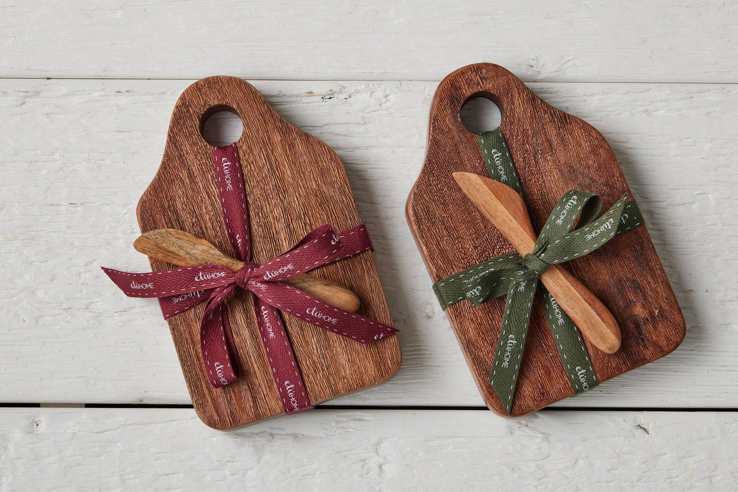Mini Appetizer Board | Natural | Spruce Ribbon
