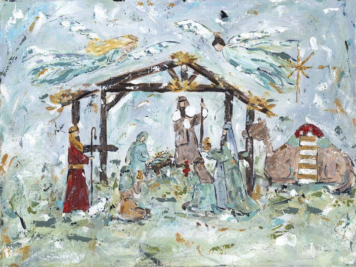 "The Nativity" Canvas | 10X8