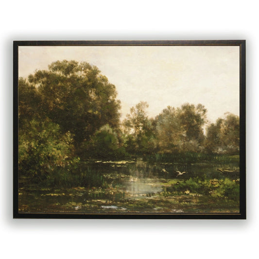 Vintage Oil Painting Reproduction Landscape JJ | 20x16