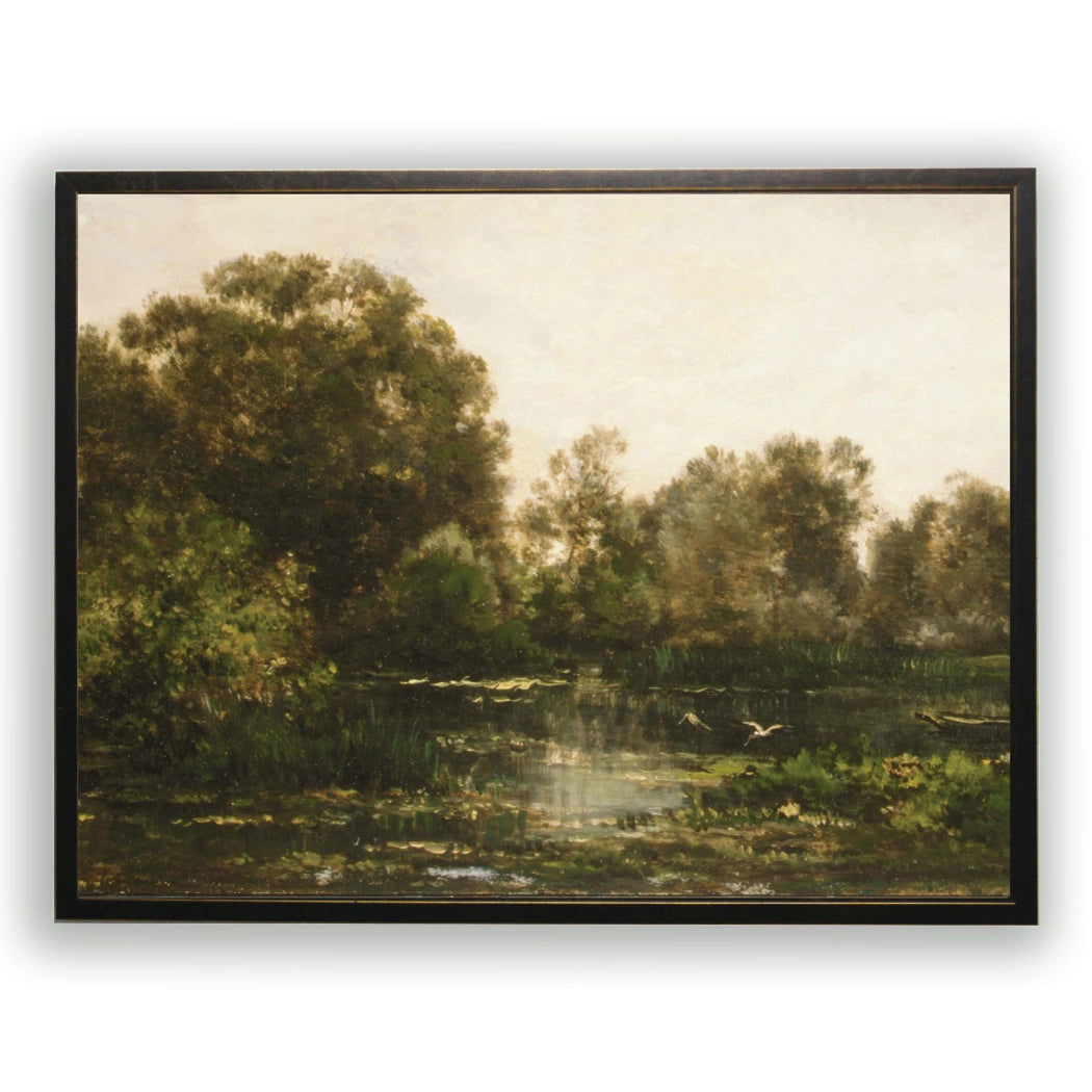 Vintage Oil Painting Reproduction Landscape JJ | 20x16