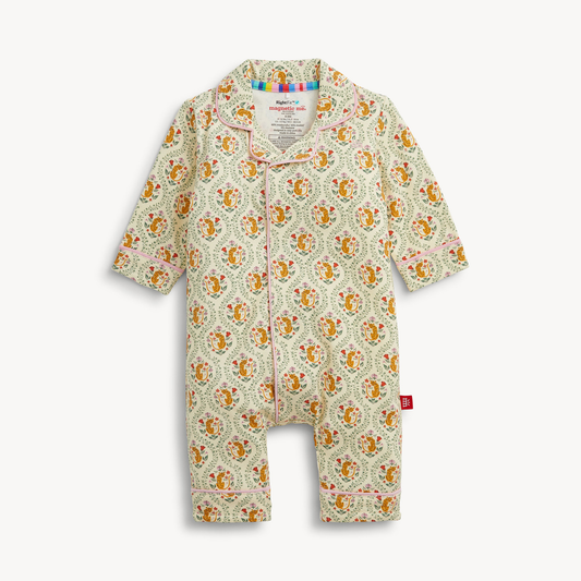 Fleur Sauvage RF Pant Romper with Piping