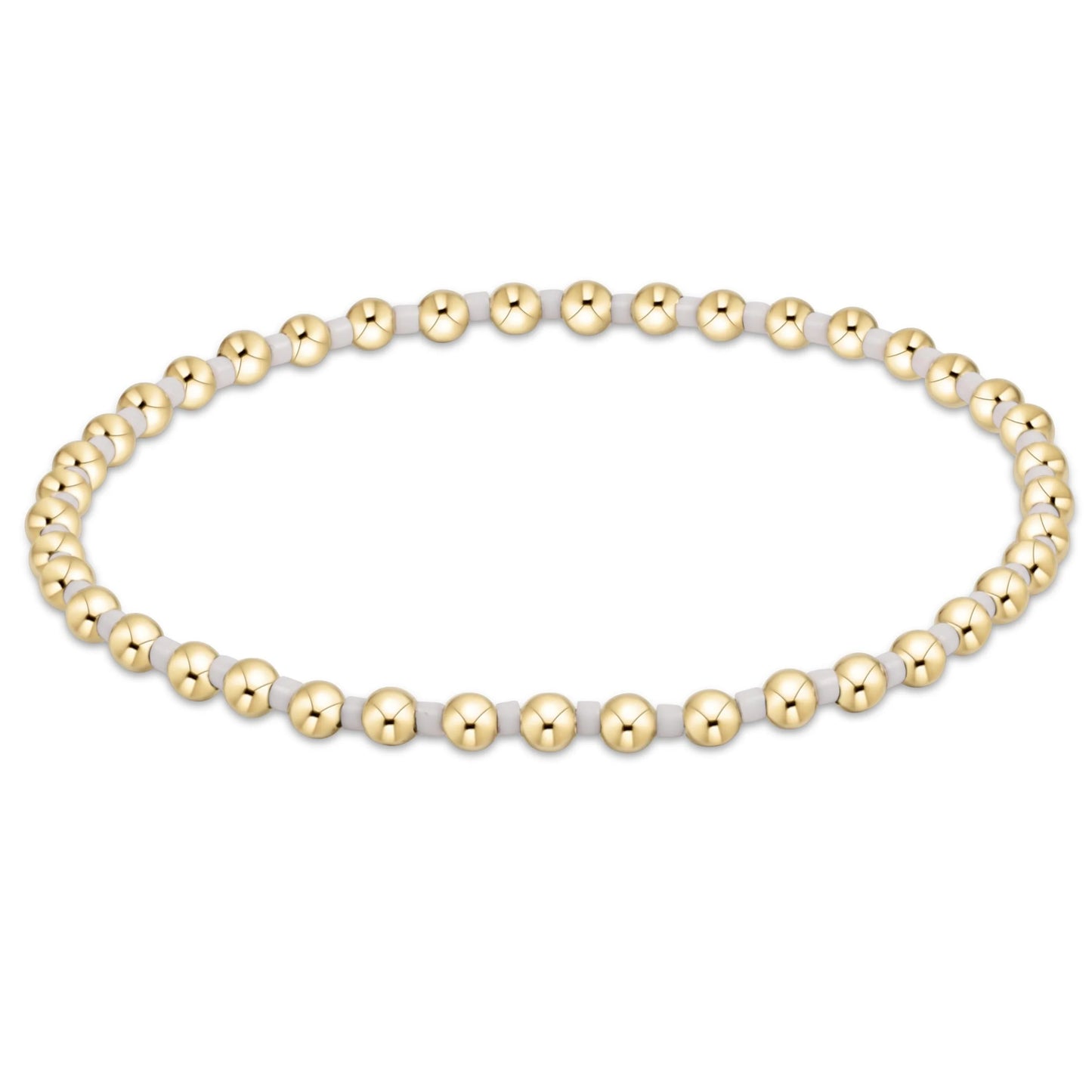 hope grateful bracelet | white