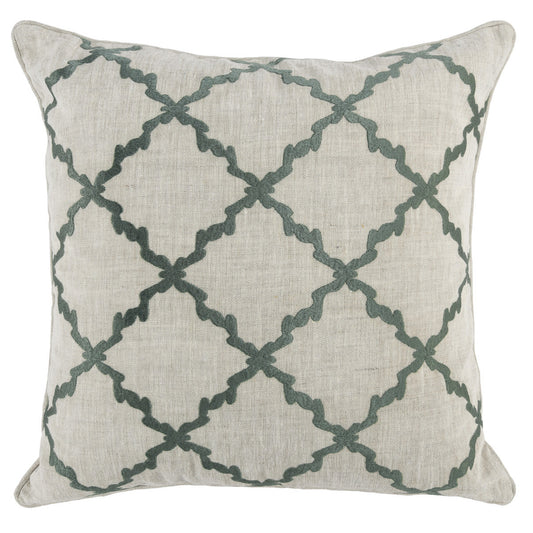 Mirage Bay Green/Natural Pillow | 22"