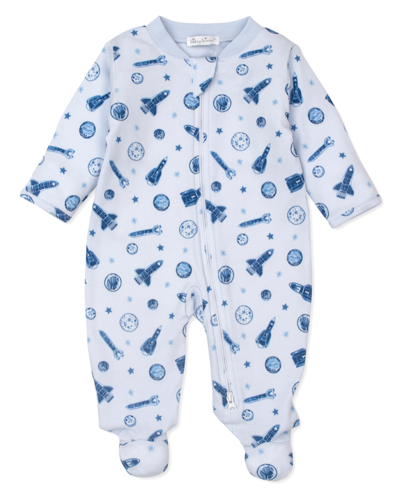 Space Explorers Zipped Footie