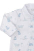 Puppy Dog Fun Playsuit - Light Blue