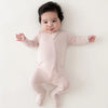 Zippered Footie | Blush