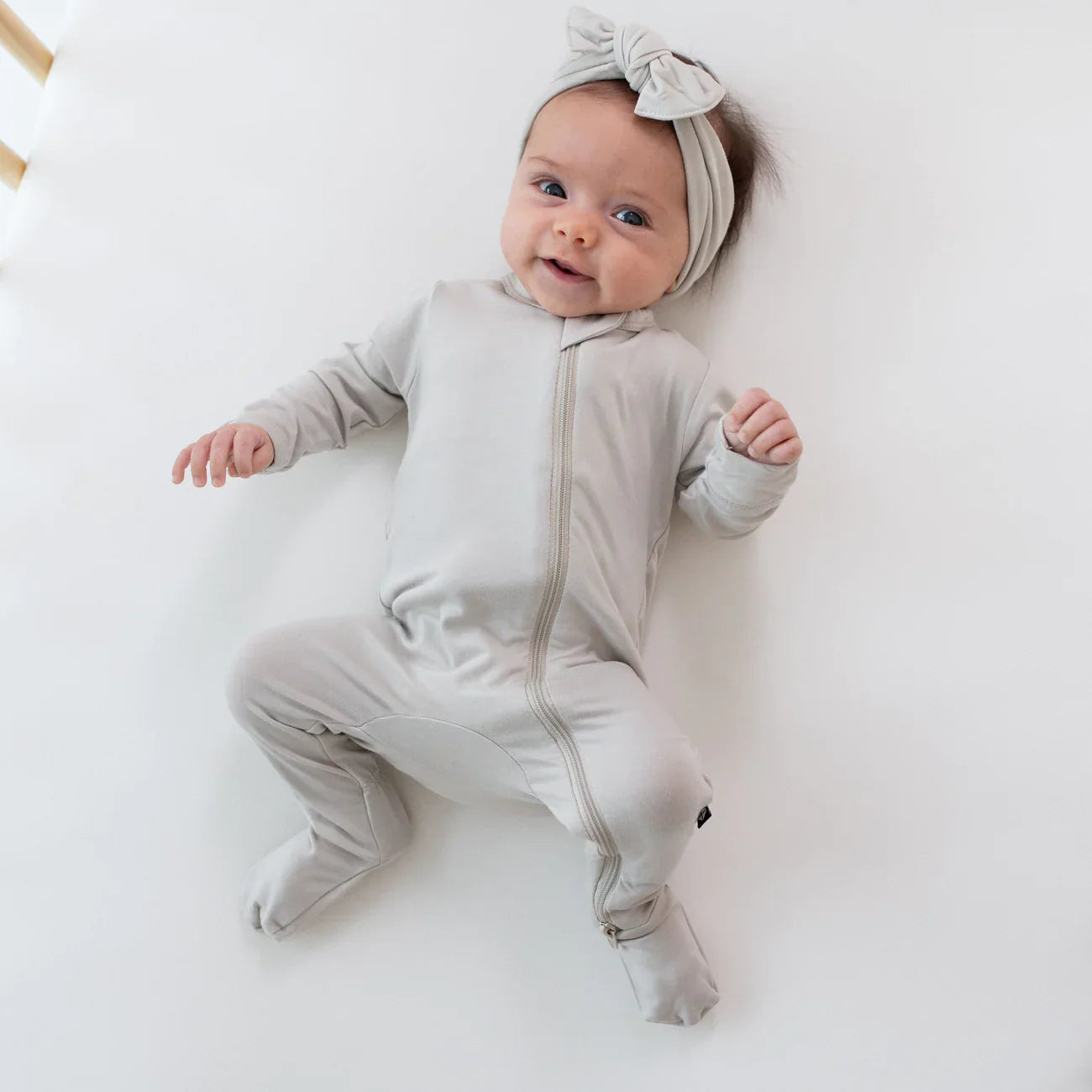 Zippered Footie | Oat