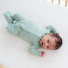 Zippered Footie | Sage