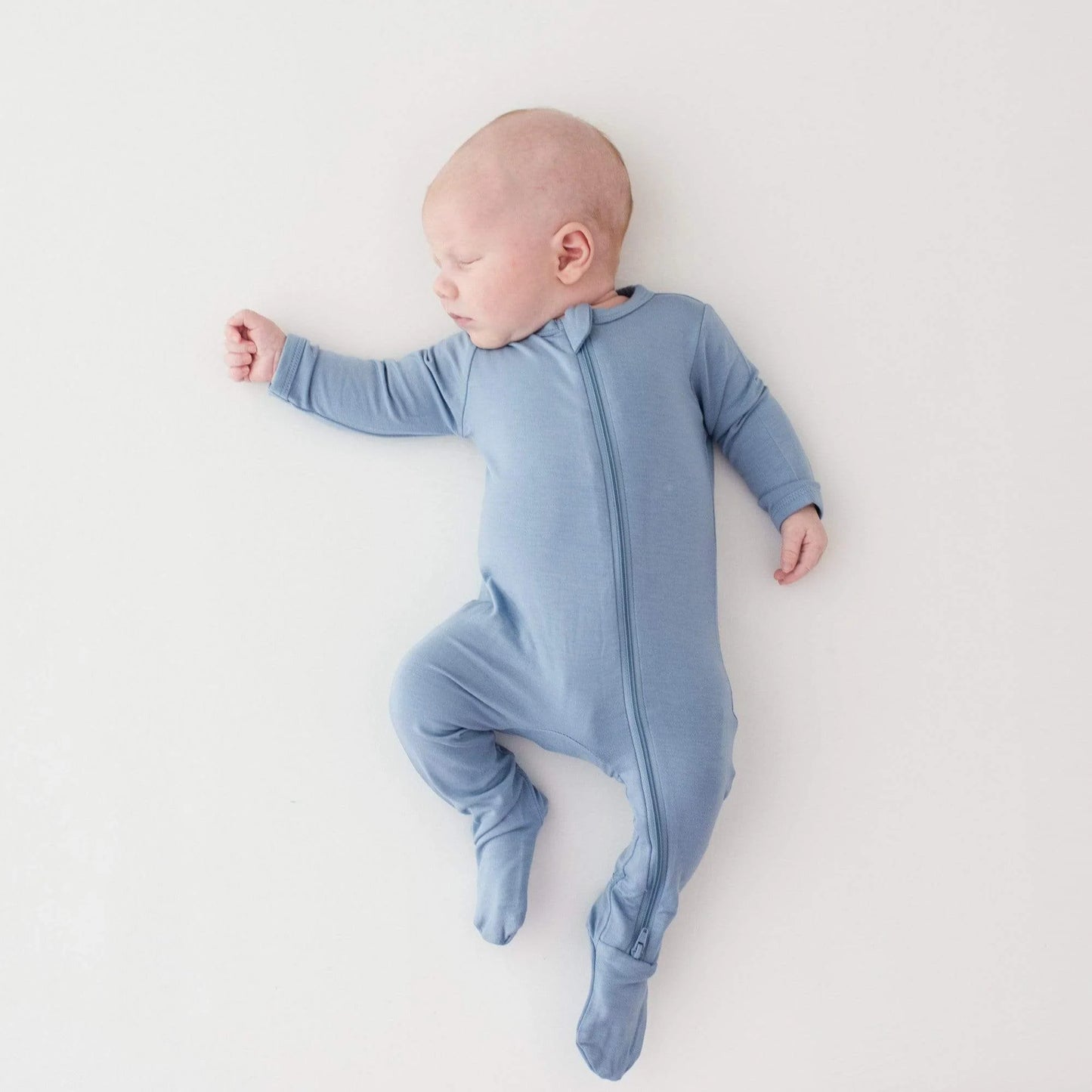 Zippered Footie | Slate