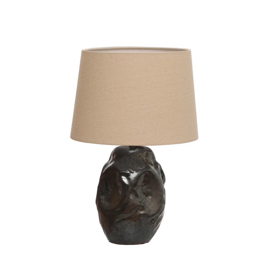 Table Lamp w/ Fabric Shade & Inline Switch