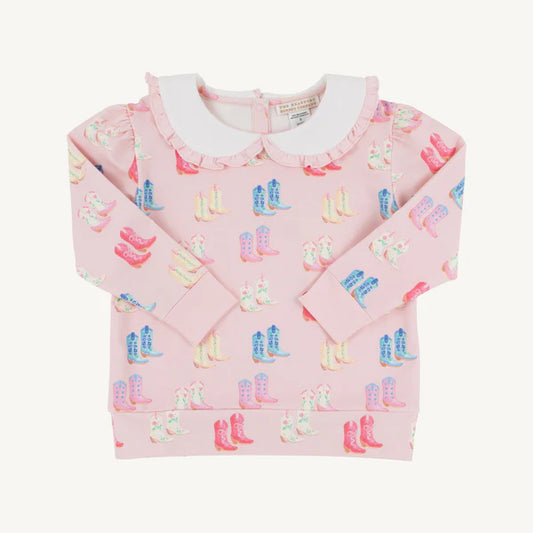 Maude's Ruffle Cassidy Comfy Crewneck | Cute to Boot