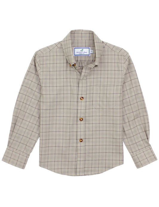 Boys Woodland Sportshirt | Wheat Field