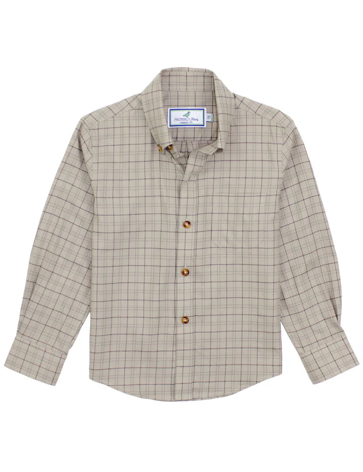 Boys Woodland Sportshirt | Wheat Field