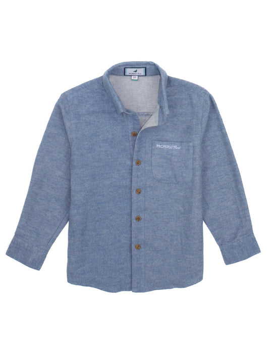 Breeze LS Shirt | Washed Blue