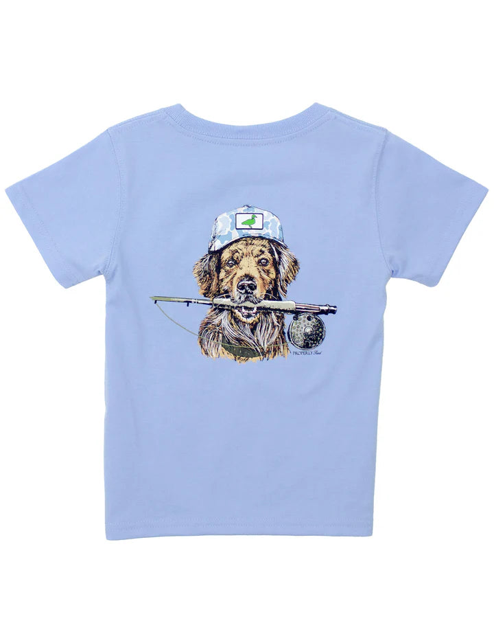 Fishing Buddy SS Tee | Light Blue