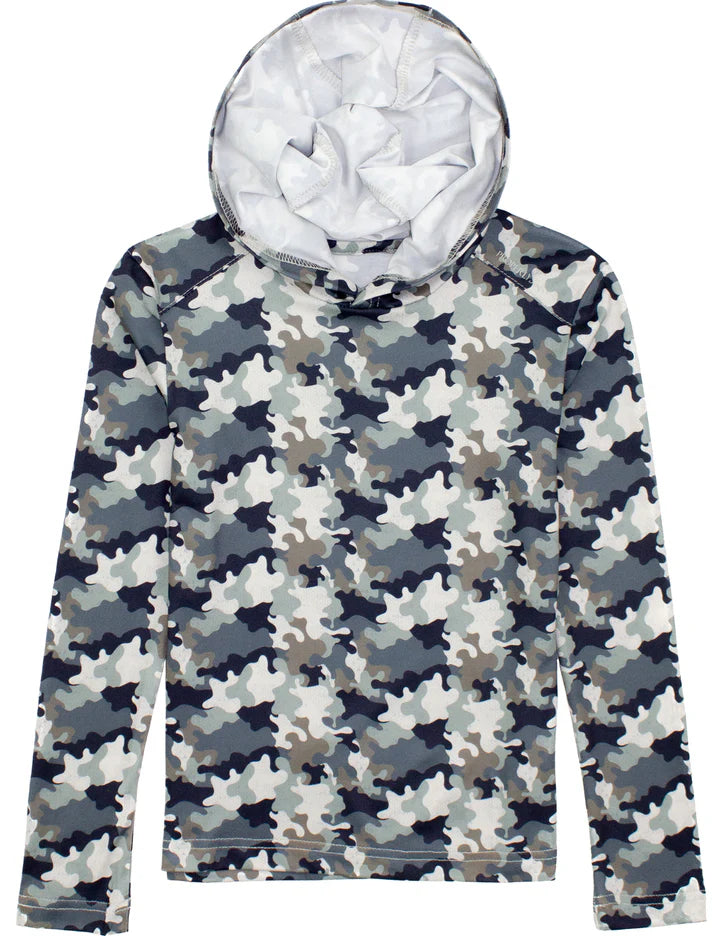 Boys Ravine Hoodie Delta | Backwater Camo